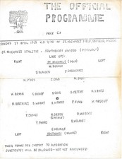 St Michaels v Southbury (Friendly @ Enfield) 1968/1969