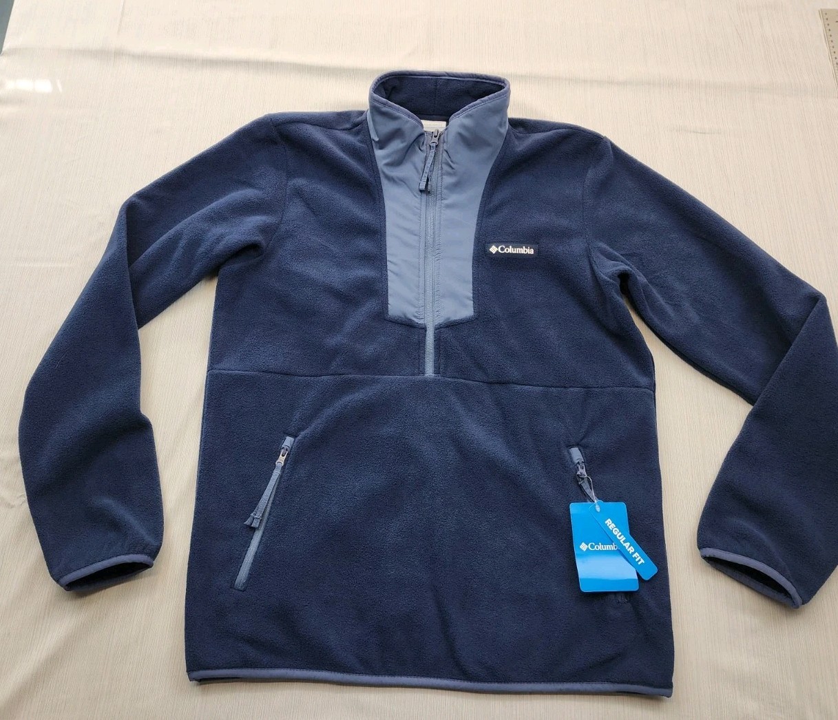 New Columbia - Men's Sweatshirt Sequoia Grove Half Zip Fleece Men’s Small