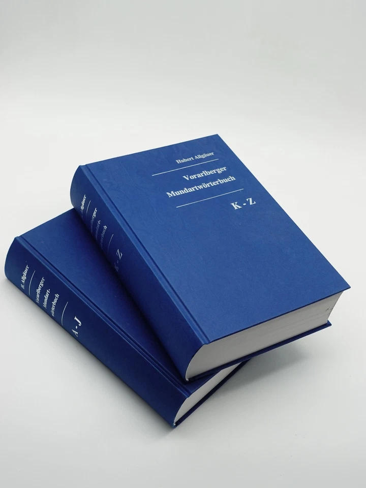 Vorarlberger Mundartwörterbuch. Signiert Hubert Allgäuer Band 1+2 Dialekt - Bild 3 von 4