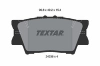 Bremsbelagsatz Scheibenbremse Textar 2433801 FüR Toyota RAV HS Camry Lexus ES 3