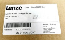 E94AZMS0184 NEW LENZE E94AZMS0184 Mains Filte...