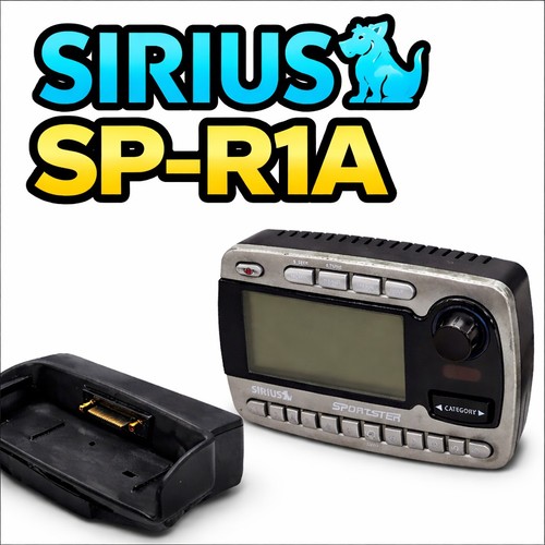 Sirius XM Sportster SP R1A Satellite Radio Receiver & Dock SP-C1 - FREE SHIP!