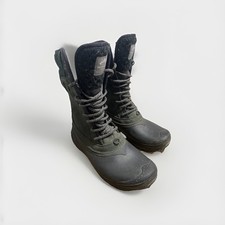 The North Face Womens Shellista II Black/Green Winter Boots Waterproof Uk 8