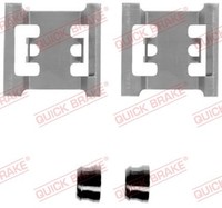 Quick Brake ZubehöRsatz Scheibenbremsbelag FüR Ford Transit Kasten E_ _ 2.5