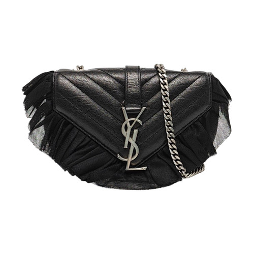 Yves Saint Laurent Crossbody bags Leather Black Free Shipping | Duties Paid