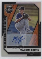 2021 Elite Extra Edition Optic Holo Signatures 12/25 Maddux Bruns #29 Auto 1md7