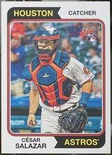 2023 Topps Heritage #655 Cesar Salazar Baseball EX