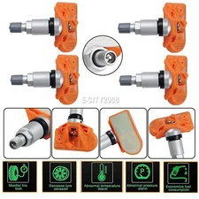 4x TPMS For Audi RSQ8 RS Q8 Q7 SQ7 E-Tron TTRS RS7 Stem Set 433mhz 5Q0907275F