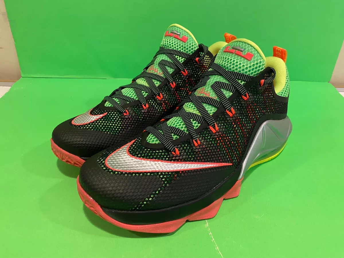 NEW NIKE ZOOM LEBRON XII LOW SZ 12 REMIX GREEN PINK JORDAN 12 18 19 NXXT PROMISE