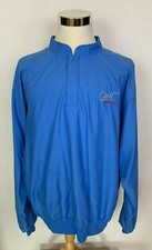 Zero Restriction Recent Men's Light Blue Long Sleeve Golf Pullover Jacket Large