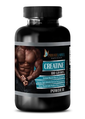 Muscle gain supplements - CREATINE 100G - creatine monohydrate - 1 Bottle Powder