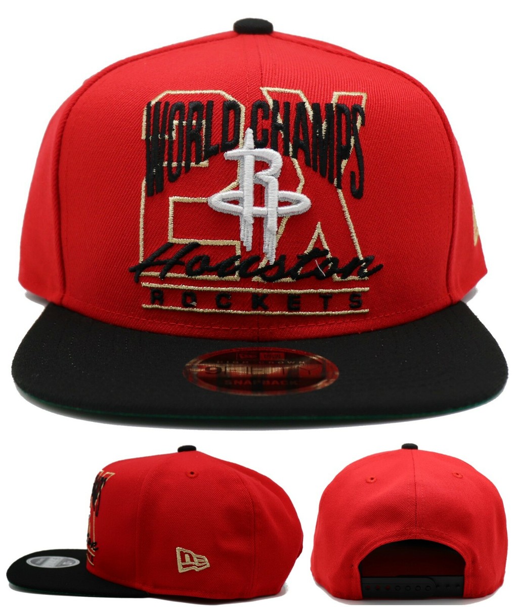 Houston Rockets New Era 9Fifty 2X NBA Champions Red Black