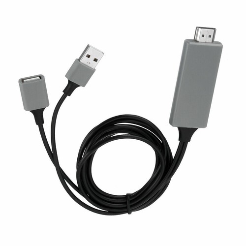 USB HDMI Cable 1080P Phone to Digital TV HDTV AV Adapter For iPhone iPad Android - Picture 7 of 11