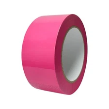 T.R.U. OPP-20C Pink Carton Sealing Packaging Tape 2 in. Wide x 55 yds. 2 mils...