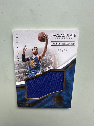 2016 Panini Immaculate The Standard Jersey Stephen Curry /99 Golden State GSW - Picture 4 of 10