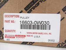 Genuine Oem Toyota Lexus 16603-0w030 Front Drive Belt Tensioner Pulley Genuine Oem Toyota Lexus 16603-0w030 Front Drive Belt Tensioner Pulley