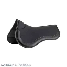 Equifit Impactec Englisg Half Pad Black or Black Ostrich  Jumping Schooling