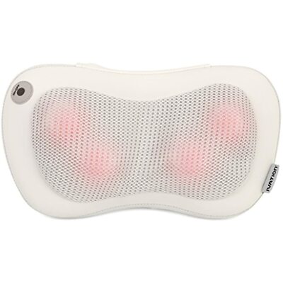 Ivation Shiatsu Deep Kneading Body Back Massage Pillow Pad Cushion with Heat