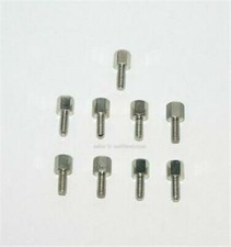 Screw-On Metal Mounting Posts Standoff Riser 12 mm 7/16" x9 PC Computer Parts