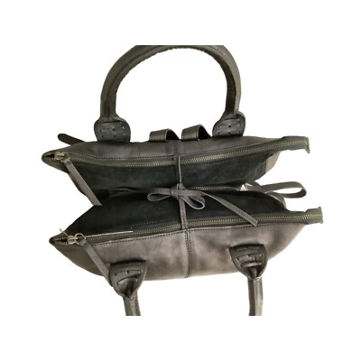 Free People Crossroad Convertible Backpack in Black Leather  display picture 3