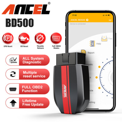 Ancel BD500 OBD2 Scanner Full System Diagnostic Tools EPB Oil Resst Code Reader