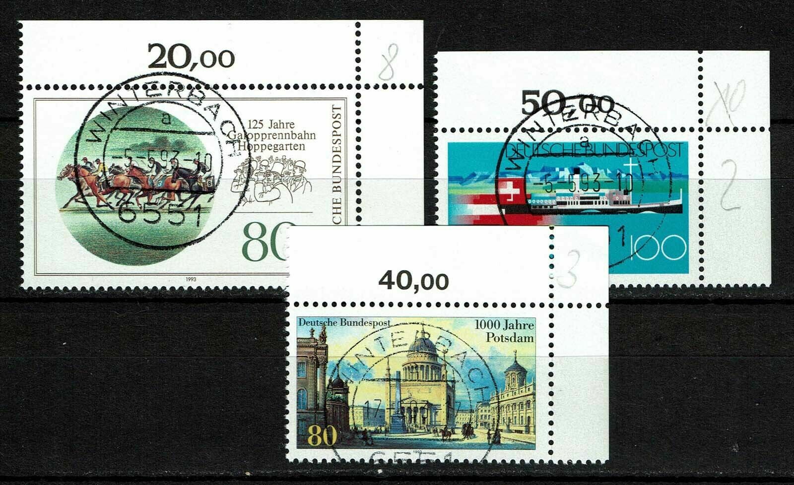 Michigan Postmarks Bundle 1677, 1678, 1680 with first day postmark, Mi. 2.20 | eBay