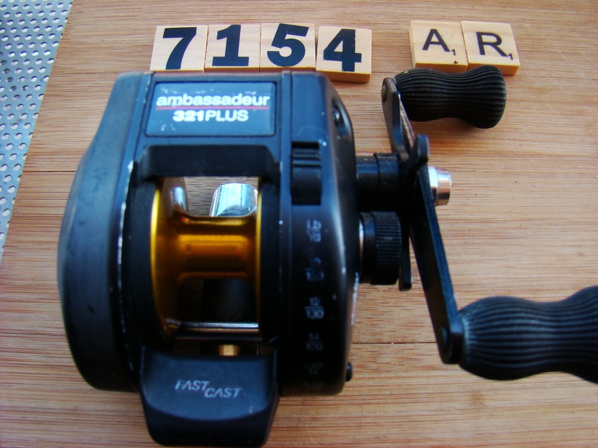 VINTAGE ABU GARCIA AMBASSADEUR REEL FAST CAST 321 PLUS