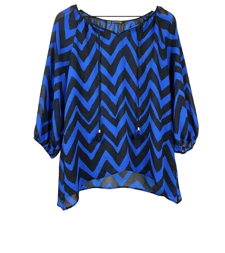 Camisas de negocios de poliéster Chevron para Mujeres