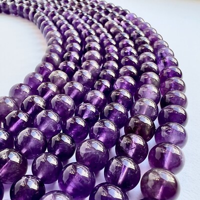 Amethyst Edelstein Perlen Strang 6mm Halbedelstein Lose Perlen Schmuckherstellun