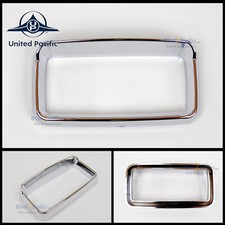 Chrome Center Instrument Cluster Cover w/ Visor Peterbilt 379 384 386 387 389 