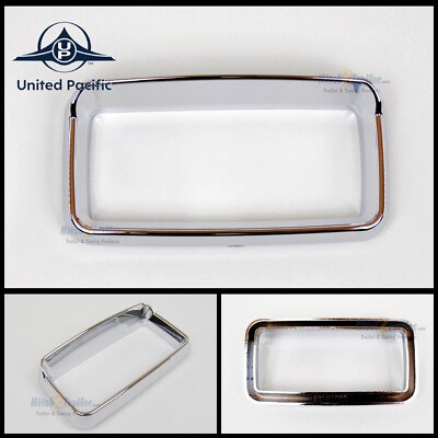 Chrome Center Instrument Cluster Cover w/ Visor Peterbilt 379 384 386 387 389 