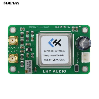 LHY AUDIO OCXO Clock Board Super SC-Cut OCXO Board w/ 10MHz 2-Way