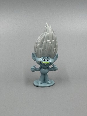 Dreamworks Trolls Diamond 3  Gray Glitter Troll Doll Figure Toy