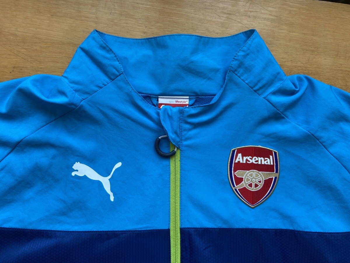 ARSENAL LONDON 2014 2015 TRAINING FOOTBALL SOCCER JACKET PUMA