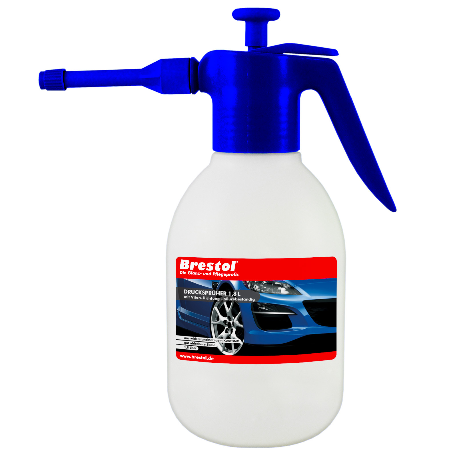 Drucksprüher 3L Säurebeständig – Unkrautspritze, Gartenspritze & Auto-Reiniger, Pumpsprüher Mit Schultergurt, 3 Bar Druck
