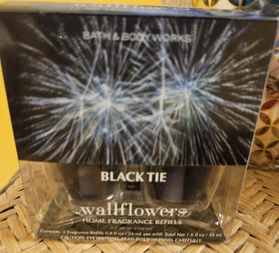 Bath & Body Works ''BLACK TIE'' Wallflowers Home Fragrance Refills 2-Pack .8 fl oz