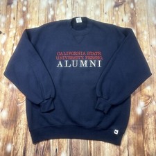 VTG California State University Fresno Alumni Russell Crewneck Made In USA Large