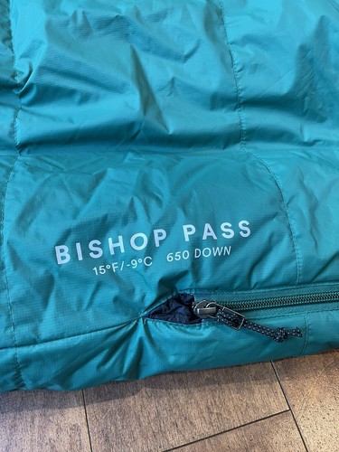 Mountain Hardwear Bishop Pass Sleeping Bag 15F/-9C Gore-Tex - Viridian, Long - Picture 7 of 11
