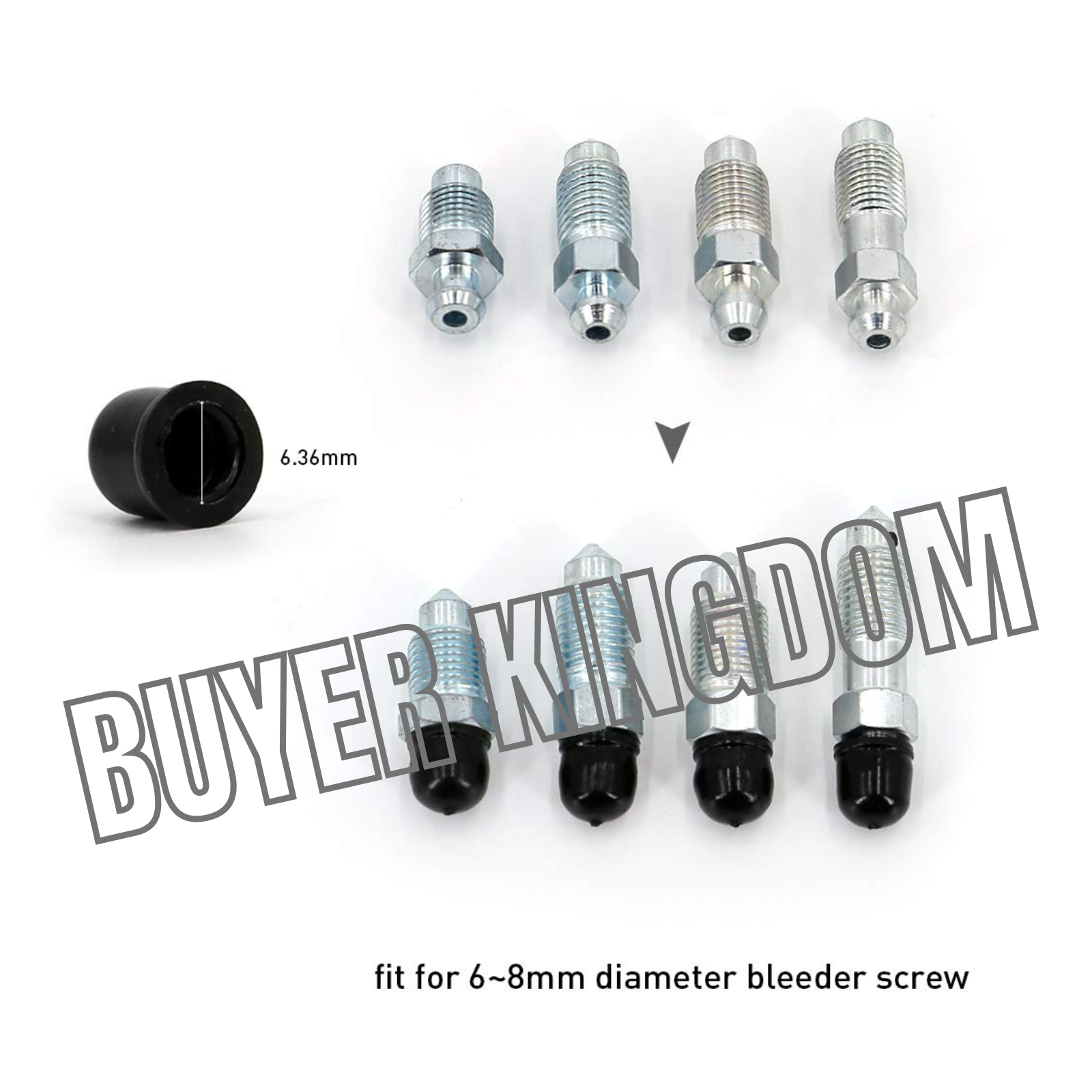 30 Pcs Brake Bleeder Screw Cars Motor Caps Dust Cover Brake Bleed