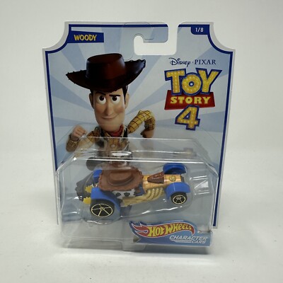 Hot Wheels Toy Story 4 Woody Disney Pixar Character Cars 1/8 2018