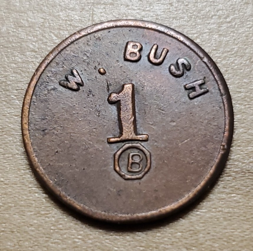 SCARCE W. Bush 1909 Ingle System Sarasota, FL Good For 1c Token *s59 | eBay