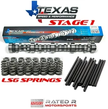 Texas Speed TSP LS 5.3L 6.0L Truck Stage 1 Cam Kit GM LS6 Valve Springs Pushrods