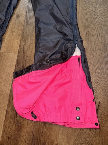 Vtg Nevica Ski Suit One Piece Snowsuit Snow Bib Apres Full Zip 1980s Womens 10 - Picture 17 of 24