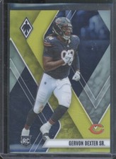 2023 Panini Phoenix GERVON DEXTER SR #167 RC Rookie Yellow /75 Chicago Bears