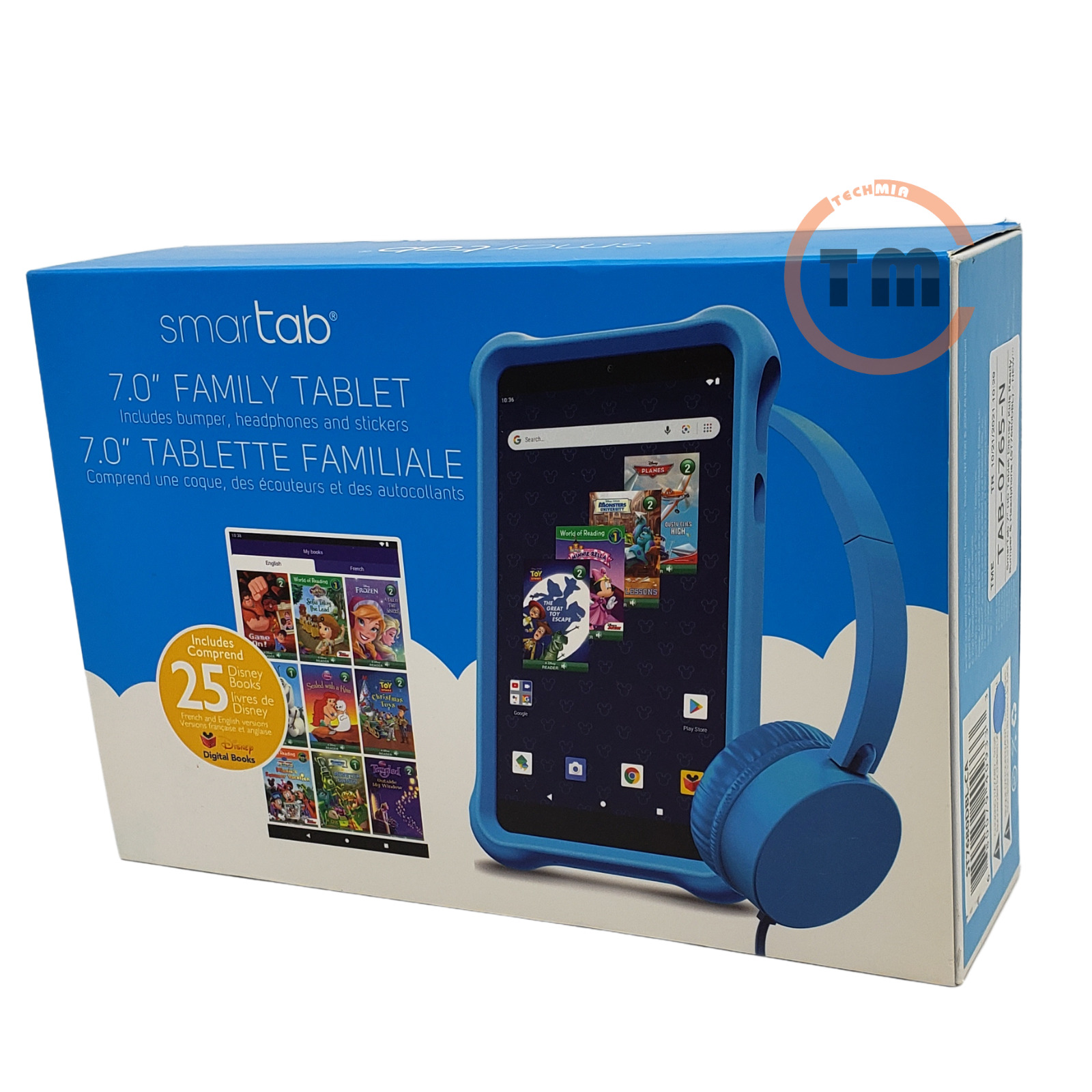 SmarTab 7" HD Tablet Disney Kids Ready Bumper & Headphone (ST7680DBL) - [LN]™