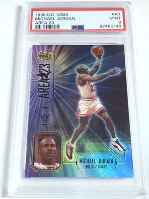 1998 Upper Deck Ionix Michael Jordan #A7 AREA 23 - PSA 9 | eBay