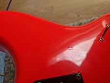 Rare Fluorescent Pink Dean Electric Guitar, Korean Made-2007