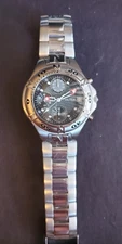 Vintage Nautica Chronograph Rare 3 Vertical Dial Watch (NOS 2002)  Box/manual