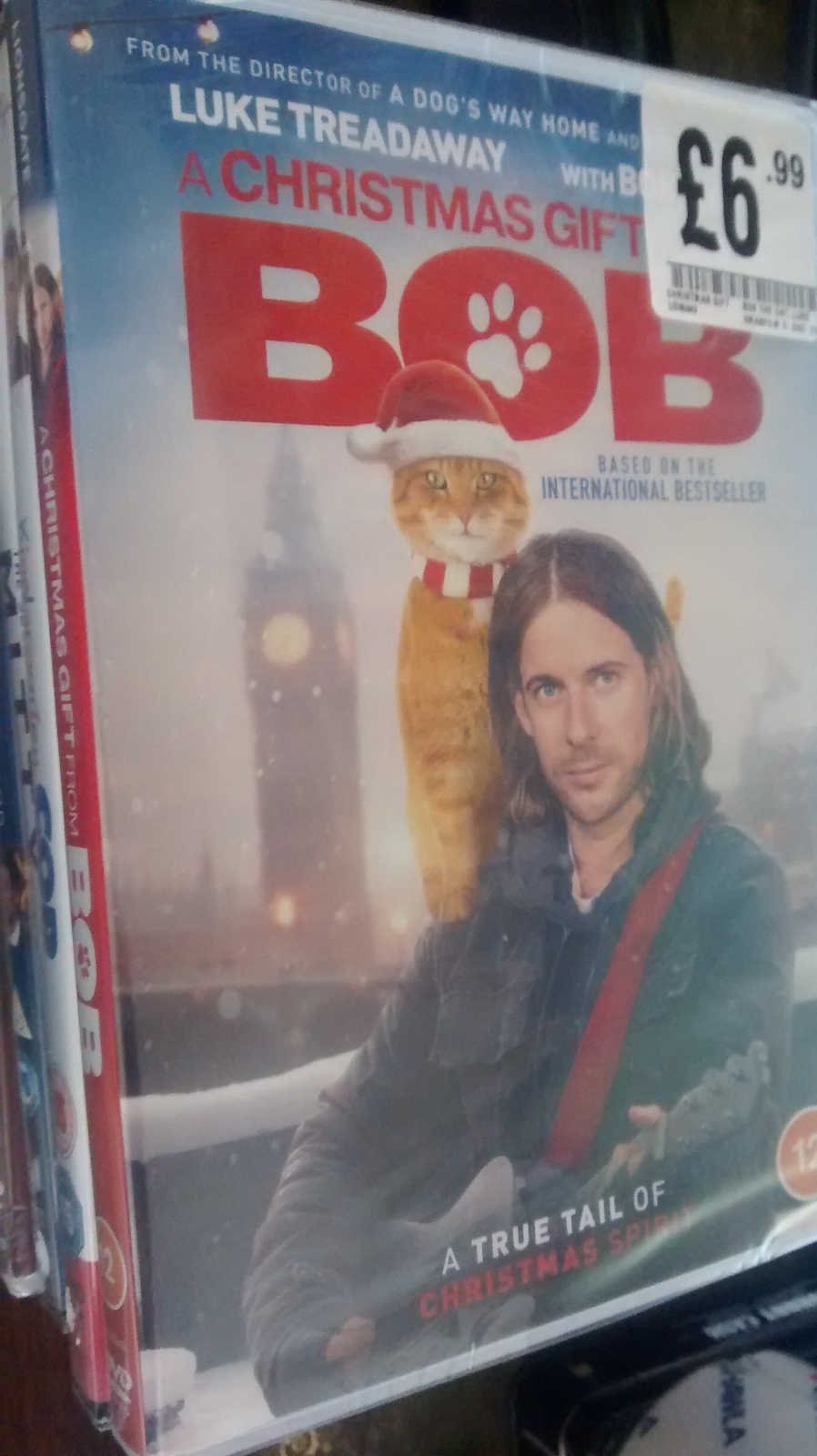 A Christmas Gift from Bob DVD (2020) Luke Treadaway, NEW/SEALED