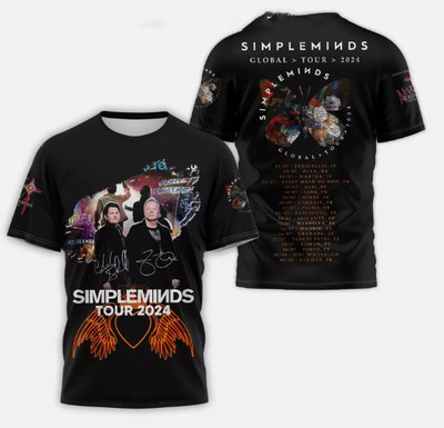 Simple Minds Global Tour 2024 AOP 3D T-shirt